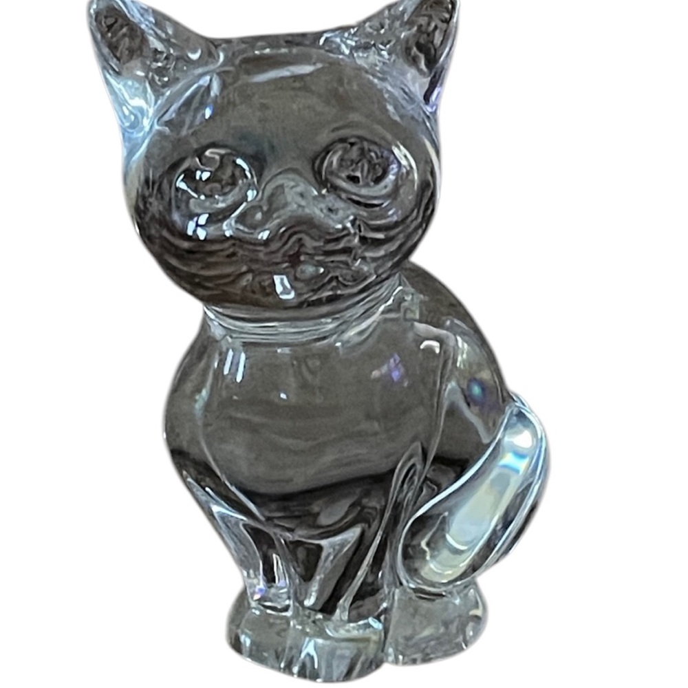 Summa Gallery Crystal Kitty Cat Figurine Meow